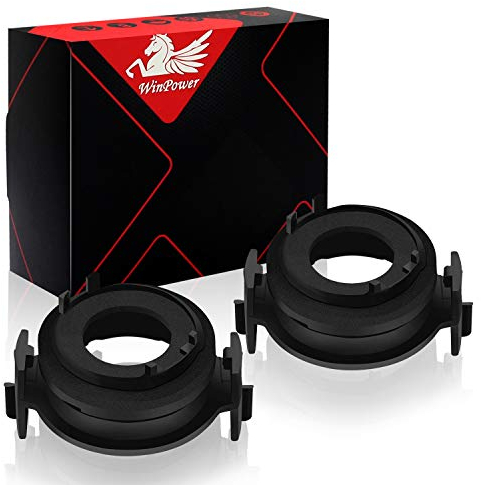 WinPower H7 LED Ampoule Adaptateur Support Clips Maintien Base Support Socle Compatible avec E46 E65 E90, 2 Pièces