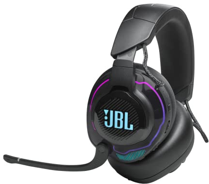 JBL Quantum 910 - Wireless Over-Ear Performance Gaming Headset with Head Tracking-Enhanced, Active Noise Cancelling and Bluetooth, JBL QuantumSPATIAL 360, Low Latency Wireless System (Black)