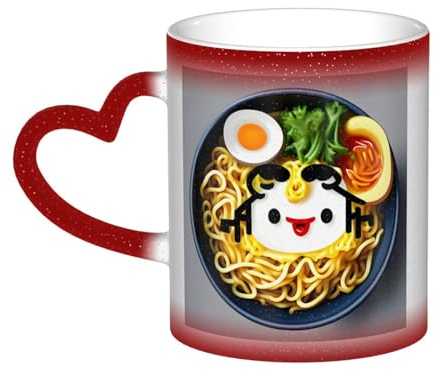 Coquetier en céramique sensible à la chaleur - Motif ciel étoilé - Pour la maison et la cuisine