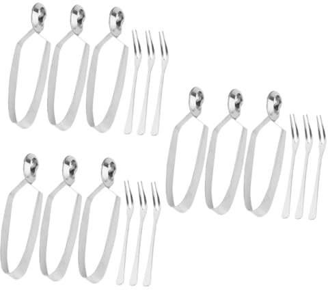 Alipis 9ensembles Set De Ustensiles Acier Pour Escargots Pinces Et Fourchettes Outils De Dégustation De Fruits De Mer Pour Dîner Maison Ou Restaurant