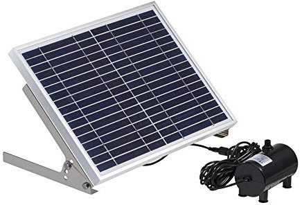 Pompe solaire pour ruisseau 10W 1000l/h Pompe solaire cascade Pompe jardin étang Fontaine Petit étang décoration de jardin