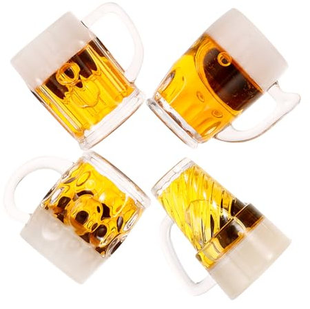 Ciieeo Mini Jarra De Cerveza Simulación Decoración para Fiesta Accesorios Fotográficos Vaso De Cerveza Modelo