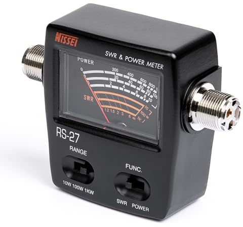 Fumei RS-27 26-30Mhz CB Band 10/100/1000W Power Range SWR/Watt Meter für Zwei-Wege-Funkgerät
