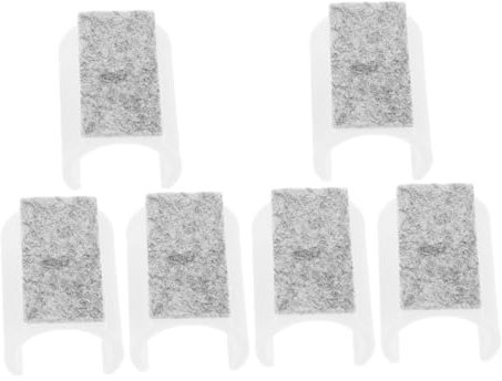 6PCS Felt U Shaped Chair Leg Protectors Non Slip Furniture Pads for Hardwood Floors Durable Glides Foot Caps Rectangle Chair Leg Covers 25mm