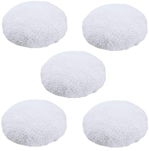 5 Pezzi Tamponi Lucidatura Auto Kit Pulizia Auto Tamponi per Lucidatura Set per Levigare e Lucidatura Adatto per la Pulizia la Lucidare e la Ceratura (diametri compresi tra 220 e 250 mm)