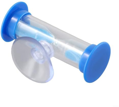 Minuteur de douche compact de 3 minutes avec ventouse pour économiser l'eau sans effort