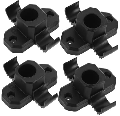 Hemobllo 4piezas Conectores Para Mesas y Sillas De Exterior De Plástico Conector Para Patas De Mesa Herrajes De Conexión Para Patas De Plegables Para Camping y Jardín