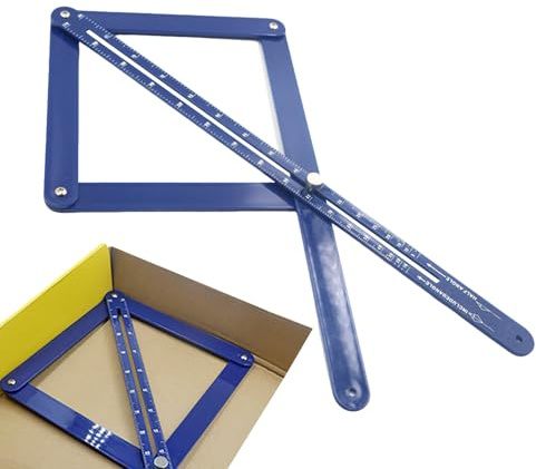 Détecteur d'angle d'angle - Outil de mesure d'angle de précision - Mesure de 10 degrés à 170 degrés - Scie à onglet pour menuisier, travail du bois, travail du bois