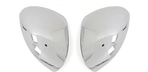 SRQORT Tappi Specchietto Retrovisore Auto per Fiat per 500X 2016-2020 ABS Cromato Specchietto Retrovisore Copertura Ala Tappo Esterno Portiera Guscio Decorazione Calotta Specchio