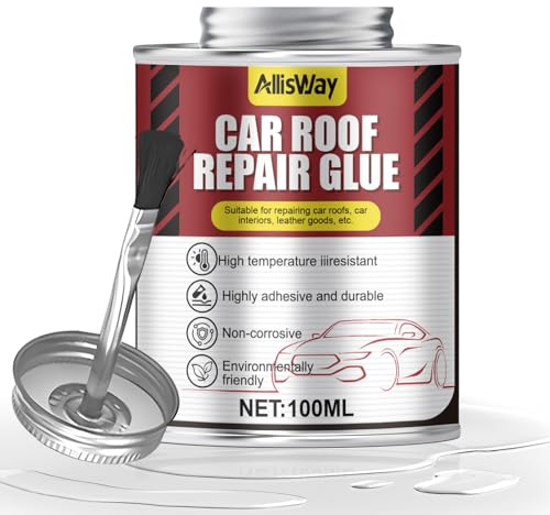 AllisWay Dachhimmel Kleber Auto, Kontaktkleber, Dachhimmel Kleber, Headliner Repair Glue, Starke Haftung, Geeignet für Autohimmel aus verschiedenen Materialien, einschließlich Stoff und Leder
