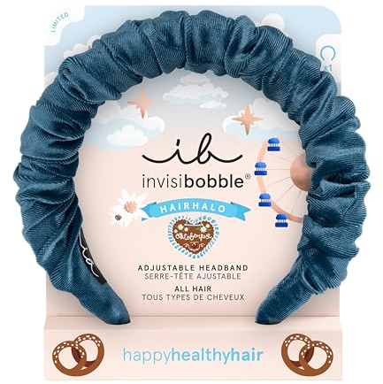 invisibobble Haarreif Damen Oktoberfest – Hairhalo Madl Gaudi Wiesn Samt verstellbar – Haarreifen Dirndl Tracht bequem verspielt – Haarschmuck Mädchen Wiesn-Styling Volksfest Bavaria