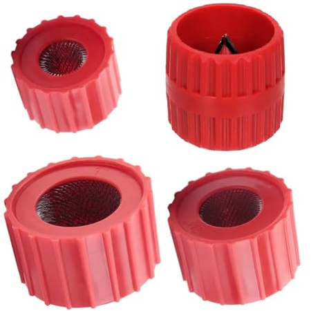 Qusedwey Juegos de Escariador y Limpiador de Tuberías de Cobre de 4 Piezas, para Que los Plomeros Preparen Tuberías para Soldar-Herramientas de Plomeros para Hacer el Trabajo