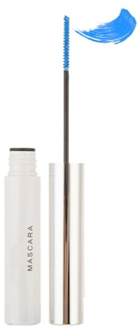 Ultra Fine Mascara Wasserfest, 5D Baby Blue Wimperntusche Lange Wimpern, Blau Mascara Volumen & Definition, Wischfest & Nicht Klumpend Wimperntusche mit Silk Fiber, Augen Make up mit Glatt Texur