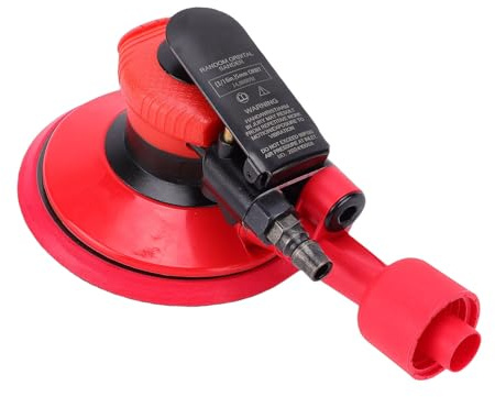 TARSHYRY Ponceuse Pneumatique avec Aspirateur, Ponceuse Orbitale Aléatoire à Faible Bruit, Ponceuse Pneumatique Orbitale Aléatoire à Grande Vitesse avec Extraction de Poussière, Orbite