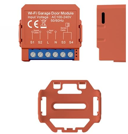 Vroomoto Garage Door Opener WiFi Smart Remote Control Voice Assistant TY Smart Life App Voice Control Timer Event Log for Home