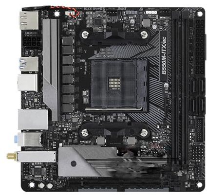 Motherboard Scheda madre Fit For ASROCK B550M-ITX/ac Mini-ITX B550 DDR4 4733+ (OC) MHz USB3.2 Max-64G a doppio canale Socket AM4