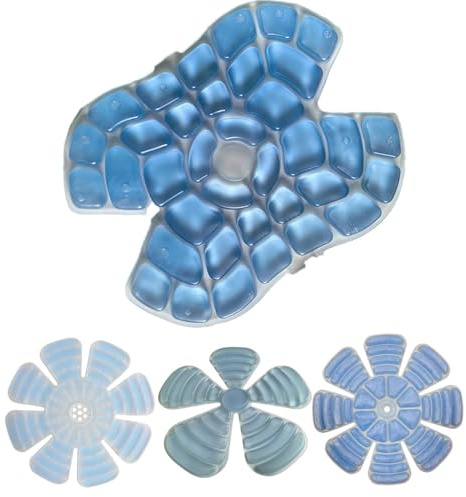 Heads Ice Pack – kylhatt med vikbara kylkompresser, multifunktionella tillbehör för kylning och avlastning vid utomhusaktiviteter | för isfiske, skidåkning, vandring,