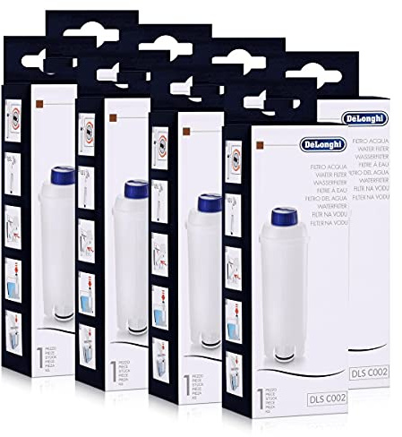 Lot de 8 filtres à eau DeLonghi SER 3017 pour machines à café ECAM
