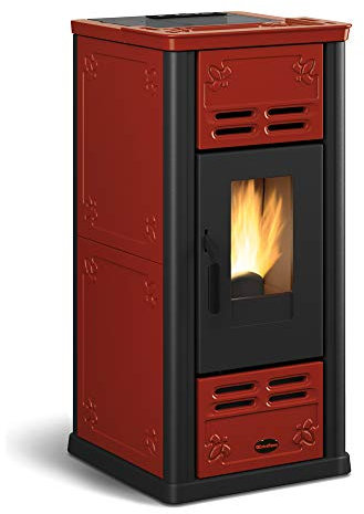 Stufa a pellet Extraflame Serafina bordeaux [EXTRAFLAME]