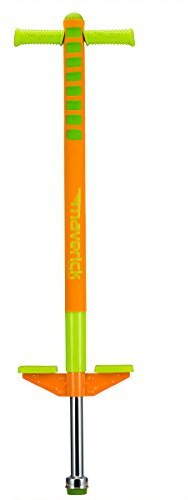 Flybar Maverick Foam Pogo Stick for Kids Age 5 and Up, 40 to 80 Pounds, Pogo Stick for Boys and Girls (Citrus)