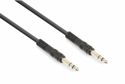 Vonyx 177.758 Professionale DJ PA Disco Cavo 6.3 mm Stereo Jack Audio Cavo 3 m
