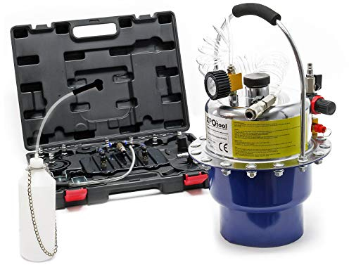 XPOtool Druckluft Bremsenentlüfter automatisches Bremsflüssigkeitswechselgerät 5L Behälter max. 3bar
