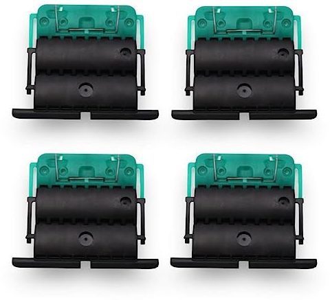 Lot de 4 Attaches de tablier rigide Clicksur H875E pour volet roulant - Fixation de volets roulants - Verrou automatique 2 maillons - Attache tablier de sécurité anti-effraction clipsable