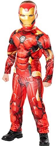 Marvel Boys Fancy Dress Iron Man Red 3-4 Years