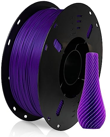 VOXELAB PLA 3D-Drucker-Filament, Maßgenauigkeit +/- 0,02 mm, 1-kg-Spule (2,2 Pfund), 1,75 mm, passend für die meisten FDM-Drucker, lila