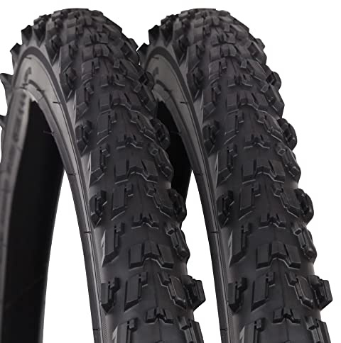 Fahrradreifen (2 Stück) Mantel Decke 24 Zoll 24 x 1.95 (50-507) Fahrradmantel Rad Reifen Mountain Bike Ersatzreifen