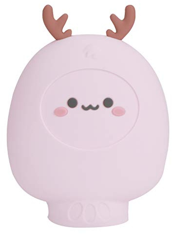 Yunxwd Silikon-Mini-Wärmbeutel, Handwärmer, Wassereinspritzungsflasche, Cartoon-Mikrowellen-Heizung, Cartoon-Wärmflasche (rosa)