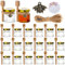 30 Pcs Mini Pot De Miel 45ml En Verre Avec Couvercle, Yaourt, Confiture, Bocaux Pour Invités Mariage, Cadeaux Remerciements