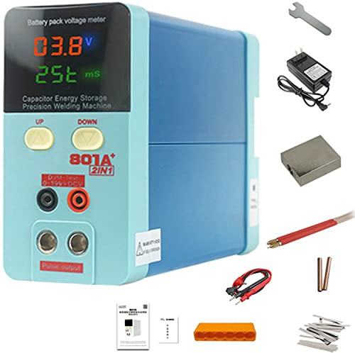 KLUFO Saldatore a Punti per batterie Ricaricabili batterie Professionali Saldatore a Punti Saldatore a Punti Saldatura e Saldatura Manuale Saldatore a Punti