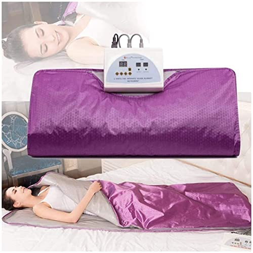 Couverture de Sauna Infrarouge à Dose Plus élevée, élimination de l'acide de Transpiration, Perte de Poids, Perte de Poids, pour la désintoxication du Sauna à la Maison, Violet