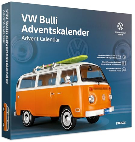 Calendario dell'Avvento VW Bulli, modello con modulo audio: VW Bulli Advent Calendar