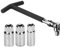 oumuik Presa per candele, 16/18/21 mm, set di chiavi di accensione, con chiave di accensione, 16 mm, chiave di accensione, 18 mm, chiave per candela, 21 mm
