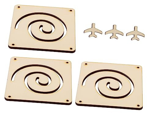Anneome 3 Sätze Doodle Puzzle Holzspäne Zahnradspielzeug Zahnräder Spielzeug für Kinder Gadgets für Kinder kinderspielzeug kinder spielzeug holzschmuck selber machen anhänger aus holz