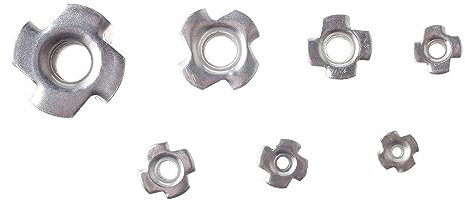 Écrous en T, inserts filetés, 20 pièces écrou en T for haut-parleur écrou en T à insertion aveugle quincaillerie for meubles M3 M4 M5 M6 M8 M10 M12(M12)