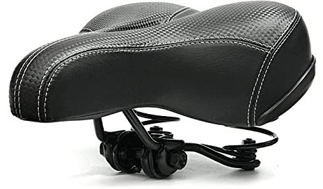 GBZIJIE Sattel,Sattel Fahrrad Fahrradsattel-Fahrradsitz MTB Fahrradsitz Weiche Komfortkissen Pads gefedert verdickter Schaumstoff weiche Gummi