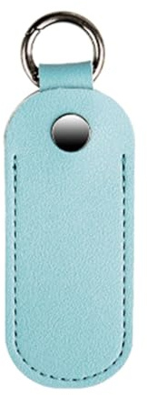 Navna Étui de protection en cuir microfibre pour clé USB avec fermeture en métal et porte-clés Couleur en option