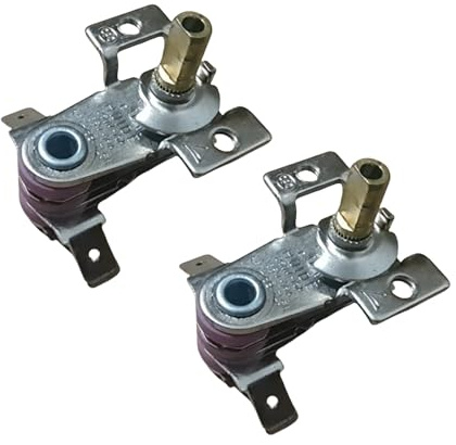Lot de 2 régulateurs de température de four électriques - Thermostat de four - Contrôleur de chaleur pour la maison et le restaurant
