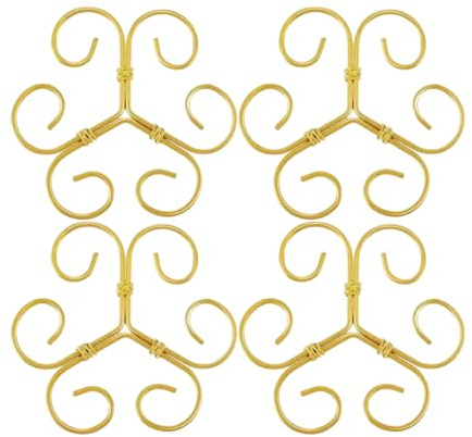FveVqe 4 Pcs Monstera Plant Support, Plant Stabilizer for Indoor Plants, Sturdy Stem Support for Climbing Plants, Durable Grapple Holder for Outdoor and Indoor Planting Flowers Thriving Growth