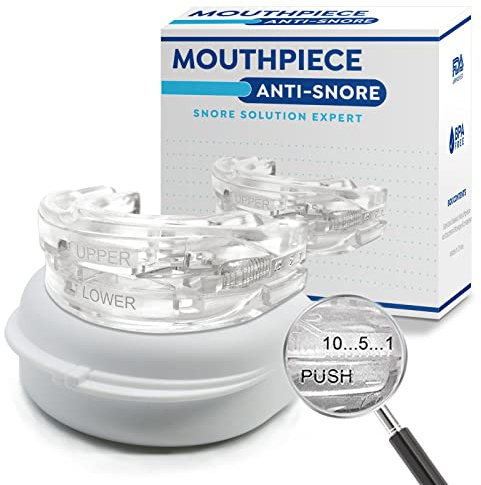 Anti Snoring Mouthpiece Anti Snoring Devices for Men Snore Stopper, Sleep Mouthpiece-Ready to Use Anti Snore - XL