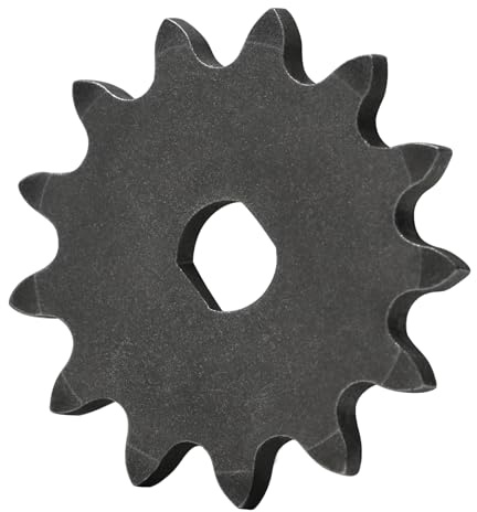 #35 13T Motor Sprocket 10mm Bore H Type Steel Pinion Gear for Electric Scooter E-Bike Mini Bike Go Kart ATV Dirt Bike Razor MX650 MY1020 1000W 1800W Motor, 13 Tooth Chain Drive Replacement Gear