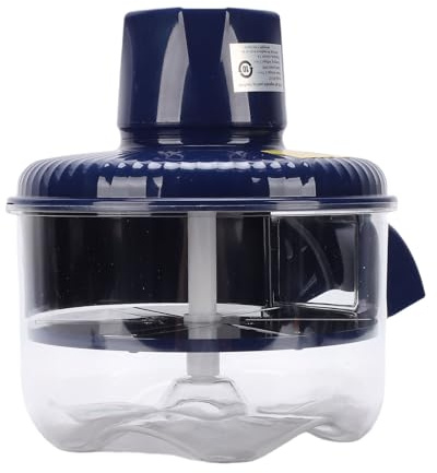 Riuulity Pelapatate Automatico, Pelatrice Multifunzionale con 6 Lame per Frutta e Verdura, Adatta per Uso Domestico (BLUE)