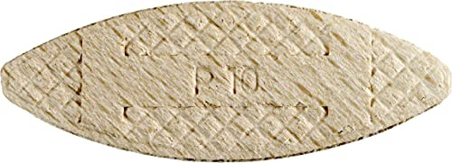 kwb Verbindungsplättchen Größe 10 für 10 mm Nuten 029110 (50 Stück, aus Buchenholz)