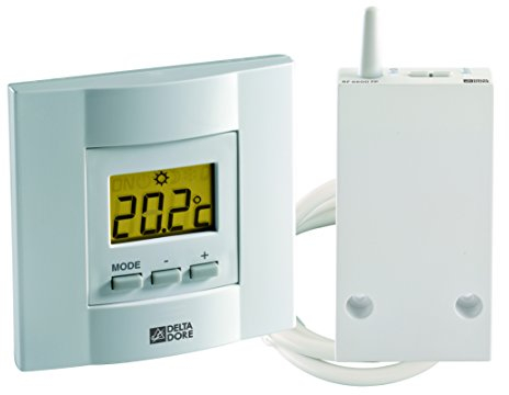 Delta Dore 6053035 Termostato Radio para Caldera Tybox 23, Blanco