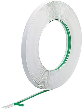 50m Flachleiste 30mm Kunststoff PVC Abdeckleiste mit Gummilippe