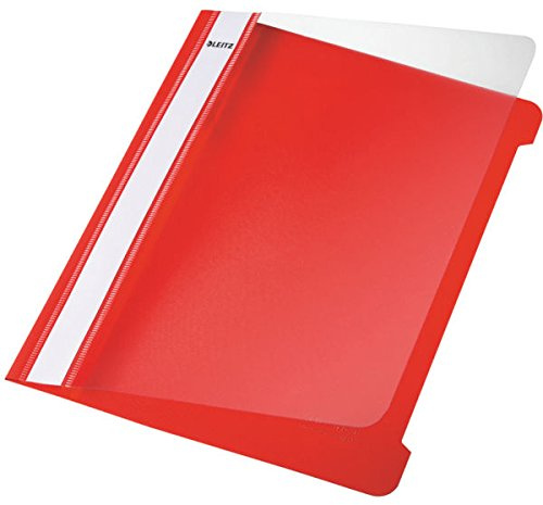 Leitz 4197 Hefter Plastik A5 PVC (10er, rot)
