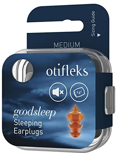 Otifleks Ohrstöpsel gegen Schnarchen und Fluglärm, Thermoaktives Elastomer, M